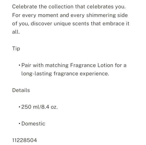 Traded NIB Victoria's Secret Lovespell Shimmer Body Mist 8.4 fl oz - Picture 3 of 10